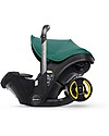Doona Doona+, Seggiolino Auto Gruppo 0+ con Ruote 2-in-1, Verde Racing - Approvato come passeggino! Seggiolini Auto Gruppo 0+/1