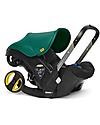 Doona Doona+, Seggiolino Auto Gruppo 0+ con Ruote 2-in-1, Verde Racing - Approvato come passeggino! Seggiolini Auto Gruppo 0+/1