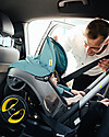 Doona Doona+, Seggiolino Auto Gruppo 0+ con Ruote 2-in-1, Verde Racing - Approvato come passeggino! Seggiolini Auto Gruppo 0+/1