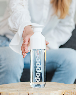 Dopper Borraccia Dopper Glass, Vetro - 400 ml - Senza BPA e senza ftalati! Borracce non Termiche