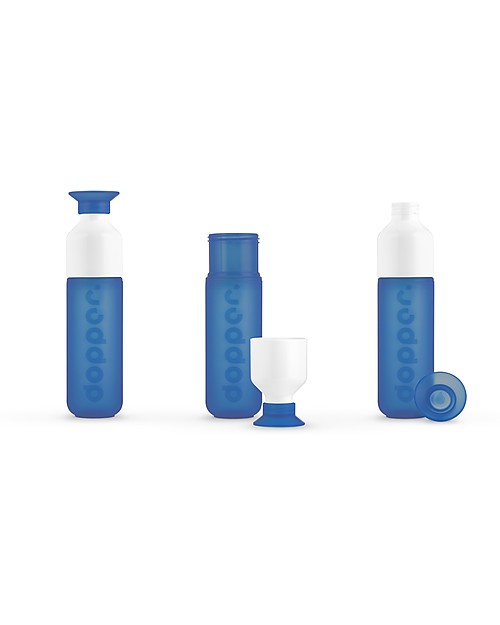 Dopper Borraccia Dopper Original, Pacific Blue - 450 ml - Senza BPA e senza ftalati! Borracce non Termiche