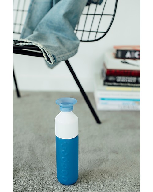 Dopper Borraccia Dopper Original, Pacific Blue - 450 ml - Senza BPA e senza ftalati! Borracce non Termiche