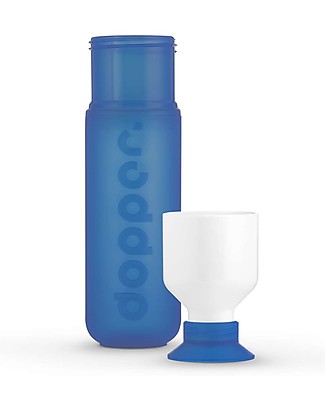 Dopper Borraccia Dopper Original, Pacific Blue - 450 ml - Senza BPA e senza ftalati! Borracce senza BPA