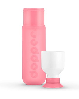 Dopper Borraccia Dopper Original, Rosa - 450 ml - Senza BPA e senza ftalati! Borracce senza BPA