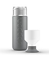 Dopper Borraccia Termica Dopper in Acciaio Inossidabile, Grigio - 580 ml - Senza BPA e ftalati! Borracce Termiche