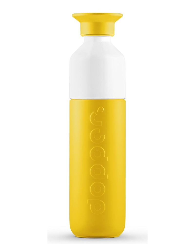 Dopper Borraccia Termica Dopper in Acciaio Inossidabile- Lemon Crush - 350  ml - Senza BPA e ftalati! unisex (bambini)