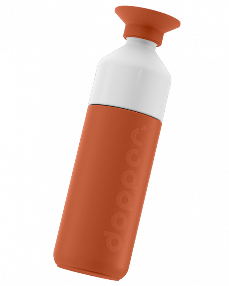 Dopper Borraccia Termica Dopper in Acciaio Inossidabile- Terracotta - 580  ml - Senza BPA e ftalati! unisex (bambini)