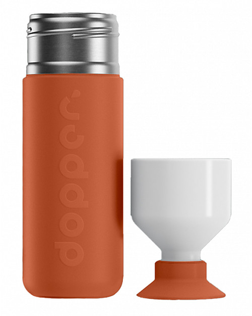 Dopper Borraccia Termica Dopper in Acciaio Inossidabile- Terracotta - 580 ml - Senza BPA e ftalati! Borracce Termiche