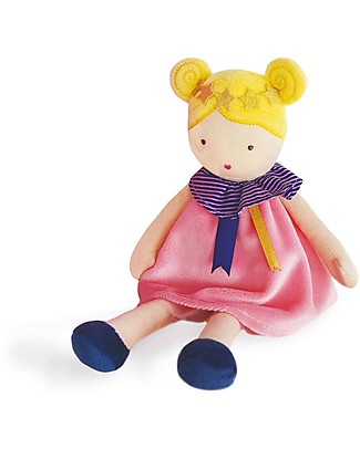 Doudou et Compagnie Bambola Demoiselle Luna - Rosa - 30 cm Bambole