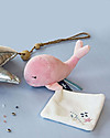 Doudou et Compagnie Doudou Balena Rosa - 15 cm - Scatola Regalo Doudou