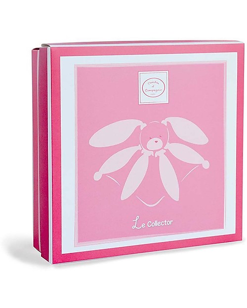 Doudou et Compagnie Doudou Coniglio Rosa con Lembi - 28 cm Doudou