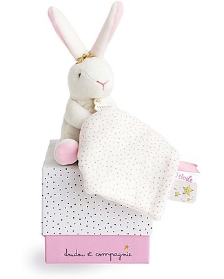Doudou et Compagnie Doudou Coniglio Star - 10 cm - Scatola Regalo Doudou