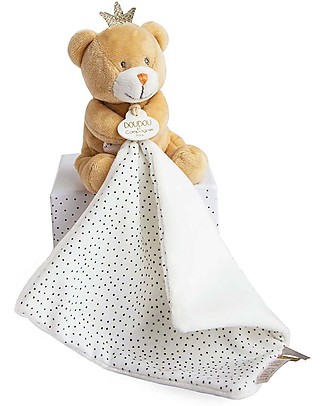 Doudou et Compagnie Doudou Orsetto Re - 10 cm - Scatola Regalo Doudou