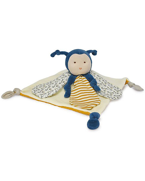 Doudou et Compagnie Doudou Pollen Ape Bio - 25 cm Doudou