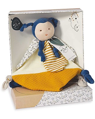 Doudou et Compagnie Doudou Pollen Ape Bio - 25 cm Doudou