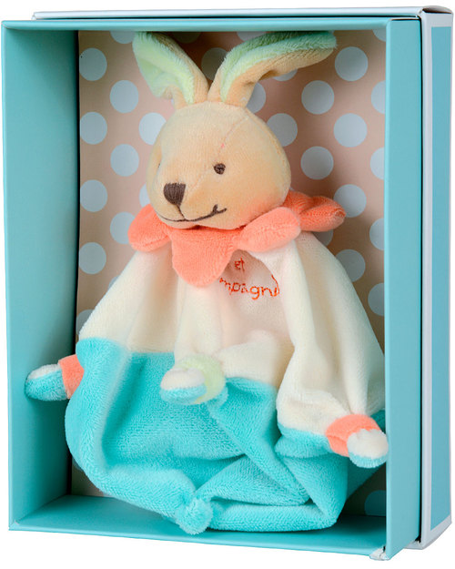 Doudou et Compagnie Mini-Doudou Pastello Colorati (6 modelli a scelta) - Perfetti per i neonati Doudou