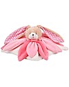 Doudou et Compagnie OUTLET Doudou Coniglio Rosa con Lembi - 28 cm - Pezzo di Showroom Doudou