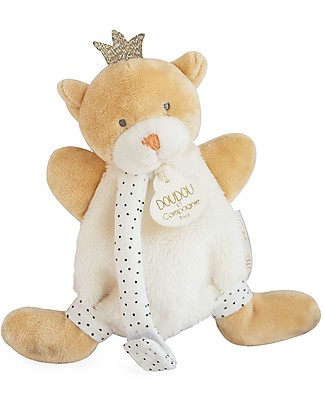 Doudou et Compagnie Peluche Portaciuccio Orsetto Re - 15 cm Doudou