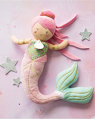 Doudou et Compagnie Sirenetta Ariel - Rosa - 30 cm Bambole