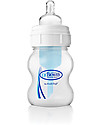 Dr. Brown's Biberon Ventilato Natural Flow Wide Neck, 120 ml - Riduce le coliche Biberon_