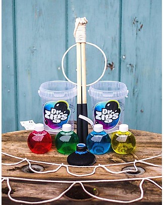 Dr Zigs Sensory Kit, 3 Mix e Soffiatori Intercambiabili con Bacchette - Esperienza Multi-Sensoriale! Giochi da Esterno_
