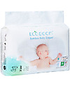 Eco Boom Pannolino Biodegradabile in Bambù - Taglia M 6-10 kg - Confezione da 32 Pezzi Pannolini Eco