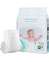 Eco Boom Pannolino Biodegradabile in Bambù - Taglia M 6-10 kg - Pacco Scorta da 74 Pezzi Pannolini Eco