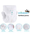 Eco Boom Pannolino Mutandina Biodegradabile in Bambù - Taglia XXL 15kg+ - Confezione da 68 Pezzi Pannolini Eco