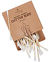 EcoLiving Bastoncini Cotonati in Bambù - 100 pezzi - Scatola Riciclata Creme Viso