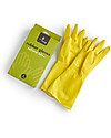 EcoLiving Guanti di gomma in Lattice 100% Naturale - Giallo Stoviglie