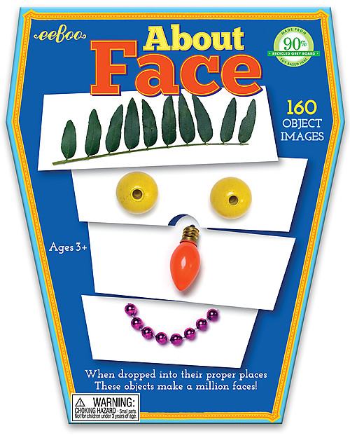 eeBoo Gioco delle Facce - Migliora la memoria e le capacità di riconoscere emozioni! Kit Fai Da Te