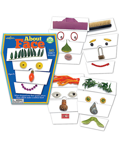 eeBoo Gioco delle Facce - Migliora la memoria e le capacità di riconoscere emozioni! Kit Fai Da Te