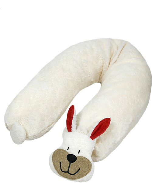 Efie Cuscino da Allattamento con Pula di Farro, Coniglietto - Cotone Bio, 185 cm Cuscini Allattamento_
