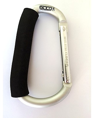 Ekko Momkey, Gancio Appenditutto, Argento - Ideale per passeggino! Accessori