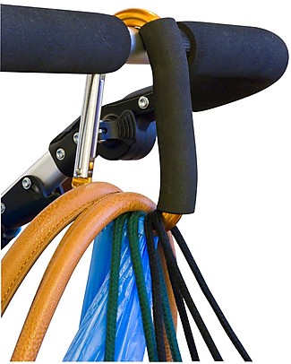Ekko Momkey, Gancio Appenditutto, Nero - Ideale per passeggino! Accessori