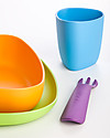 eKoala eKeat - Set Prima Pappa Arancione - Bioplastica Naturale, 100% Biodegradabile, Made in Italy Set Pappa
