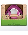 eKoala eKeat - Set Prima Pappa eKoGirl - Bioplastica Naturale, 100% Biodegradabile, Made in Italy Set Pappa