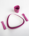 eKoala eKeat - Set Prima Pappa eKoGirl - Bioplastica Naturale, 100% Biodegradabile, Made in Italy Set Pappa