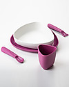 eKoala eKeat - Set Prima Pappa eKoGirl - Bioplastica Naturale, 100% Biodegradabile, Made in Italy Set Pappa