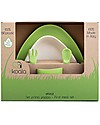 eKoala eKeat - Set Prima Pappa Spring Edition - Bioplastica Naturale, 100% Biodegradabile, Made in Italy Set Pappa