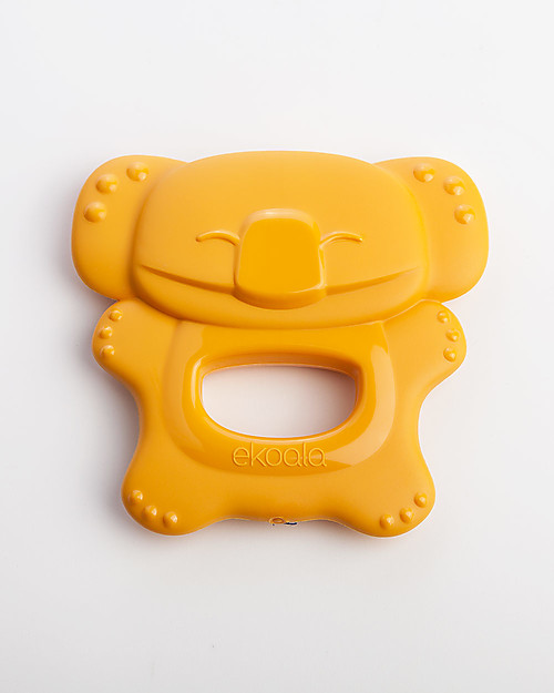 eKoala eKolly - Massaggiagengive Arancione - Bioplastica Naturale, 100% Biodegradabile, Made in Italy Ciucci