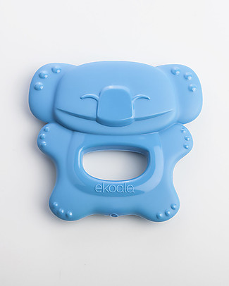 eKoala eKolly - Massaggiagengive Azzurro - Bioplastica Naturale, 100% Biodegradabile, Made in Italy Ciucci