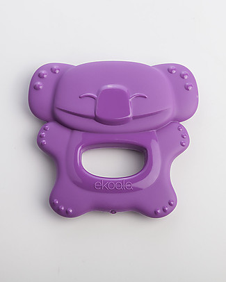 eKoala eKolly - Massaggiagengive Viola - Bioplastica Naturale, 100% Biodegradabile, Made in Italy Massaggiagengive