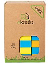 eKoala ekubo Large - Blocchi da Costruzione in Bioplastica - Set da 38 pezzi Costruzioni in Legno