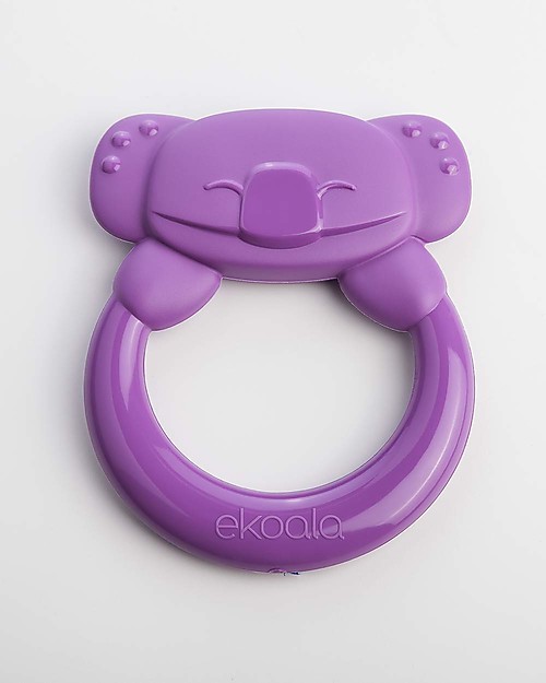 eKoala eKummy - Massaggiagengive ad Anello Viola - Bioplastica Naturale, 100% Biodegradabile, Made in Italy Massaggiagengive