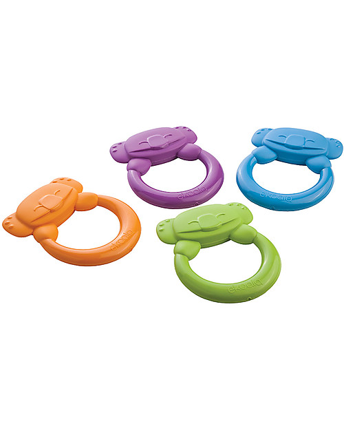 eKoala eKummy - Massaggiagengive ad Anello Viola - Bioplastica Naturale, 100% Biodegradabile, Made in Italy Massaggiagengive