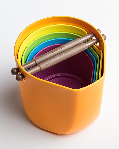 eKoala Gioco Impilabile Biodegradabile, eKaboom - 100% Bioplastica Incastri in Legno