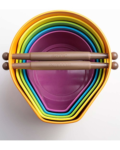 eKoala Gioco Impilabile Biodegradabile, eKaboom - 100% Bioplastica Incastri in Legno