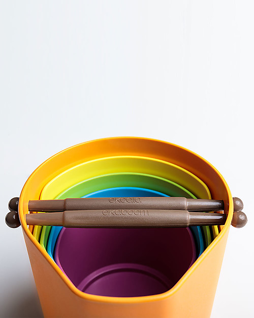 eKoala Gioco Impilabile Biodegradabile, eKaboom - 100% Bioplastica Incastri in Legno