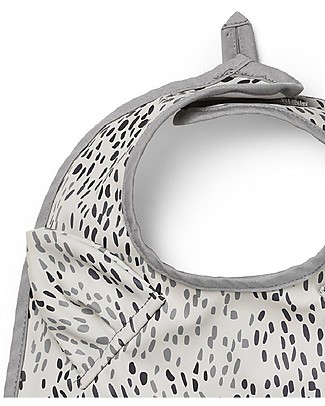 Elodie Details Bavaglino Impermeabile con Tasca - Dots of Fauna - Chiusura in velcro Bavagli Classici